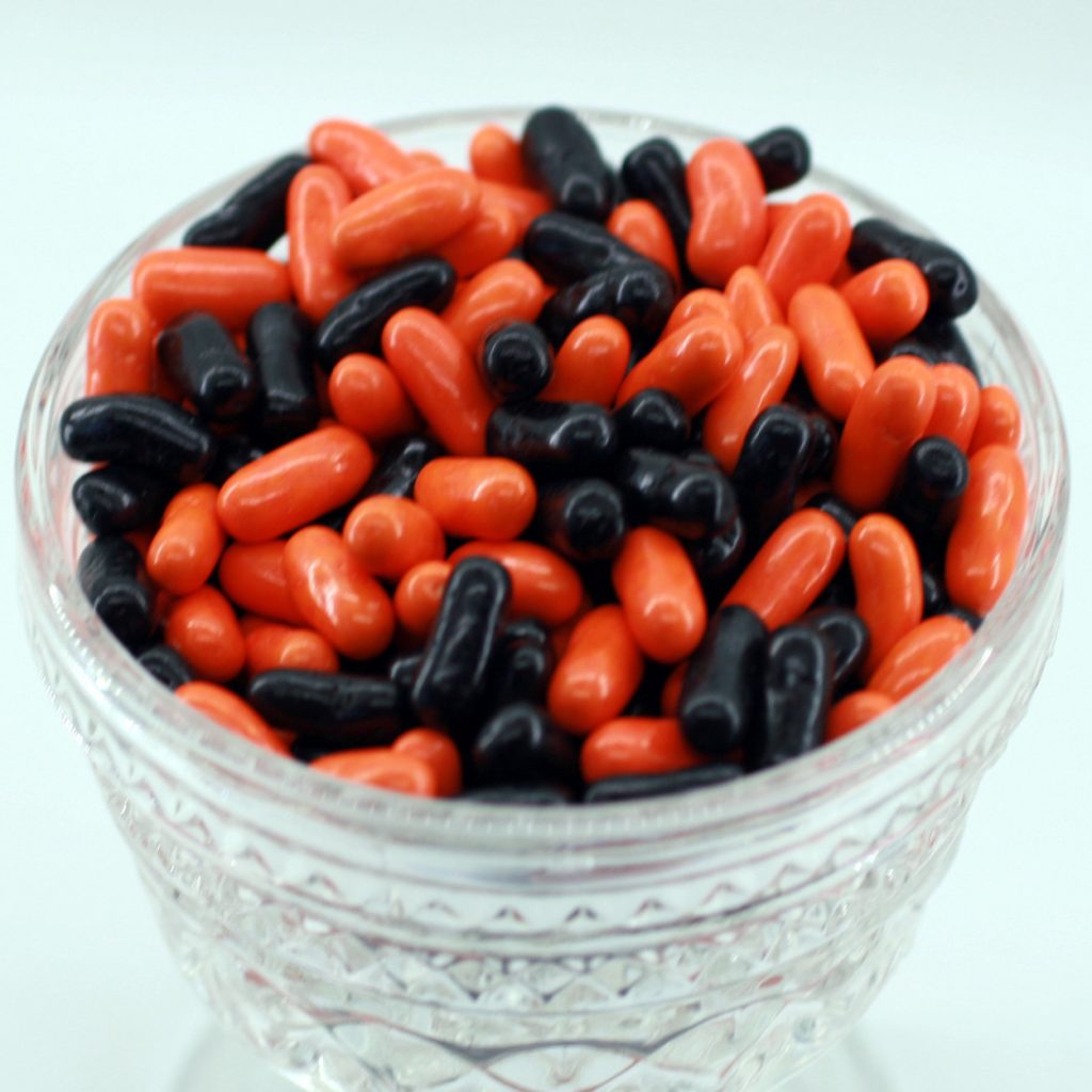 Sugar Coated Licorice Minis Orange Black Capco Enterprises Inc.